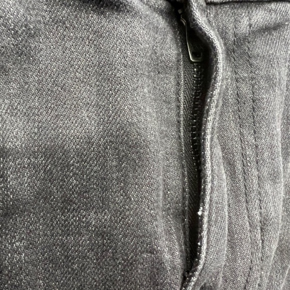 Liverpool Jeans Women 8 Black Beaded Embellishment Raw Hem Kennedy Crop Straight - Picture 8 of 11